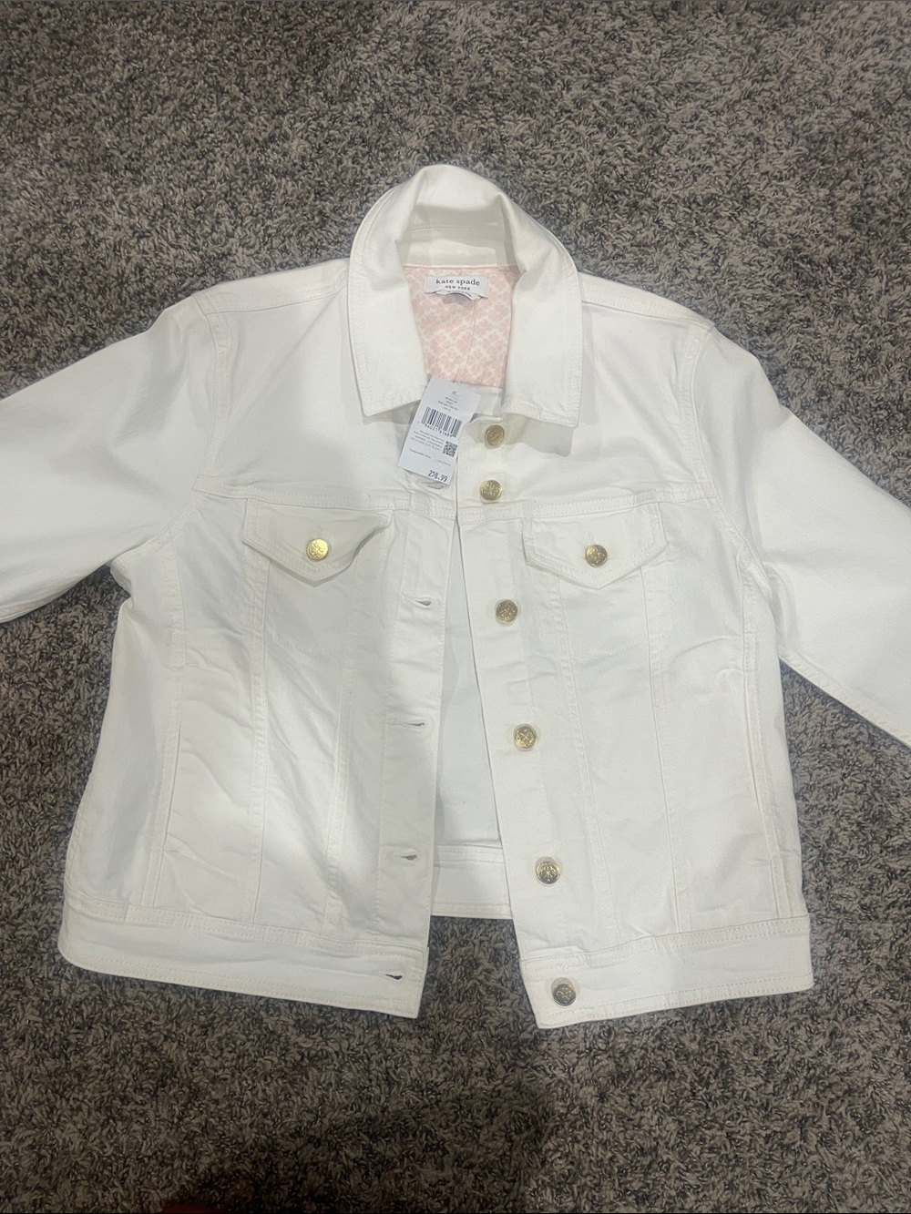kate spade White Jean Jacket